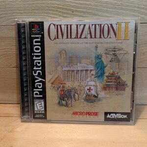 Civilization II for PlayStation - Black Case Pre-owned